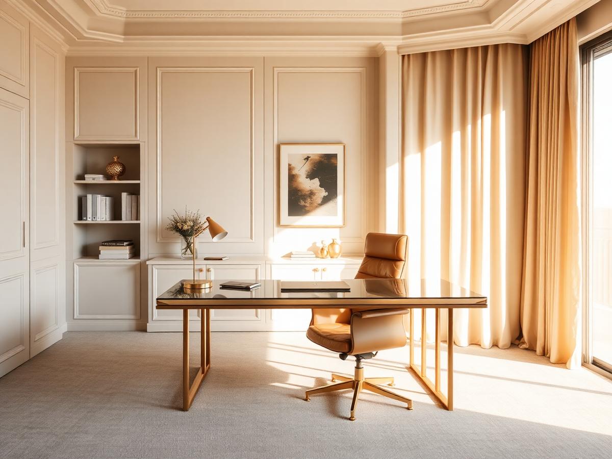 Escritório residencial elegante