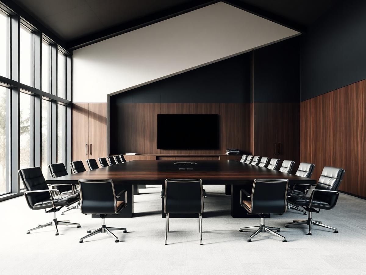 Sala de reunião corporativa premium